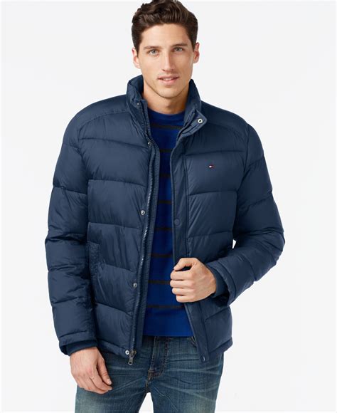 tommy hilfiger puffer jacket men's